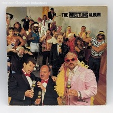 The Wrestling Album Vinyl LP Epic BFE 40223 1985 WWF Various Artists Gatefold