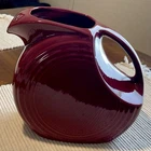 Fiestaware Cinnabar (retired) Large Disk Pitcher, Homer Laughlin - FREE SHIPPING