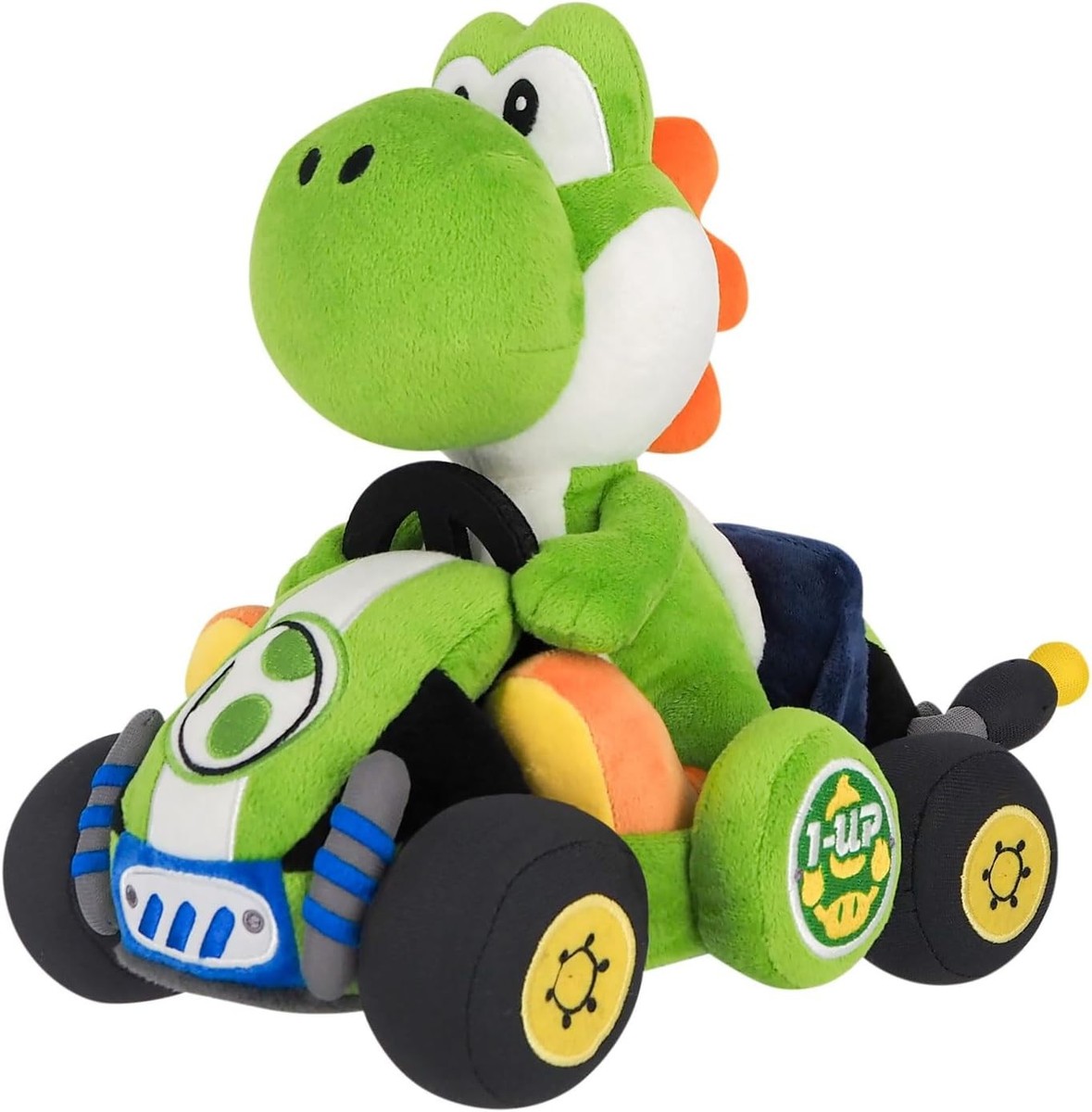 SUPER MARIO MARIO KART WORLD Yoshi Plush Doll Stuffed Toy 23cm
