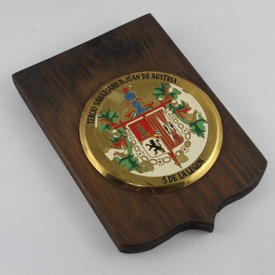 Antike Metopa Militärplatte 3. Legion Española Tercio Sahariano Juan De Austria
