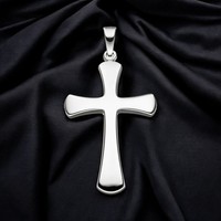 AnhäNger Kreuz 925 Sterling Silber KreuzanhäNger SilberanhäNger Silberkreuz