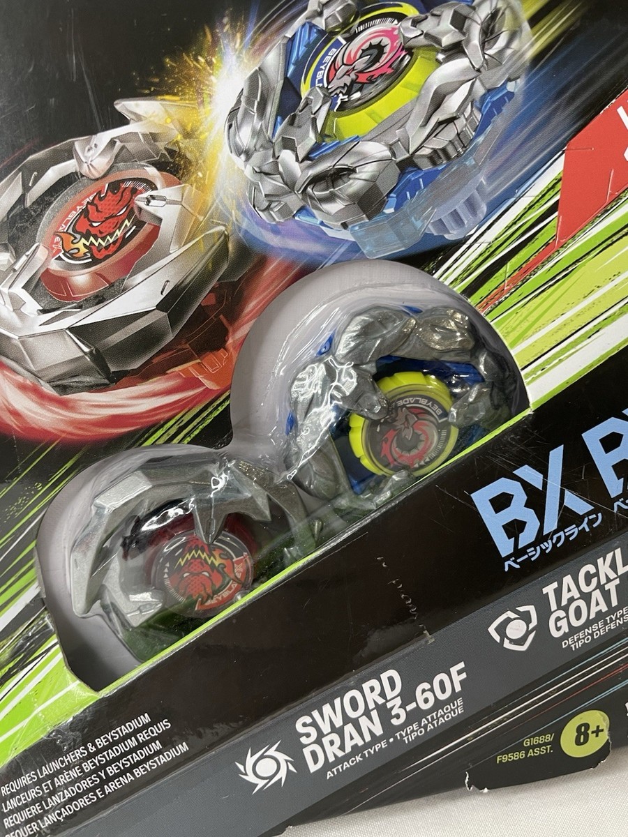 Beyblade X Hasbro Dual Pack - Sword Dran 3-60F & Tackle Goat 2-70N