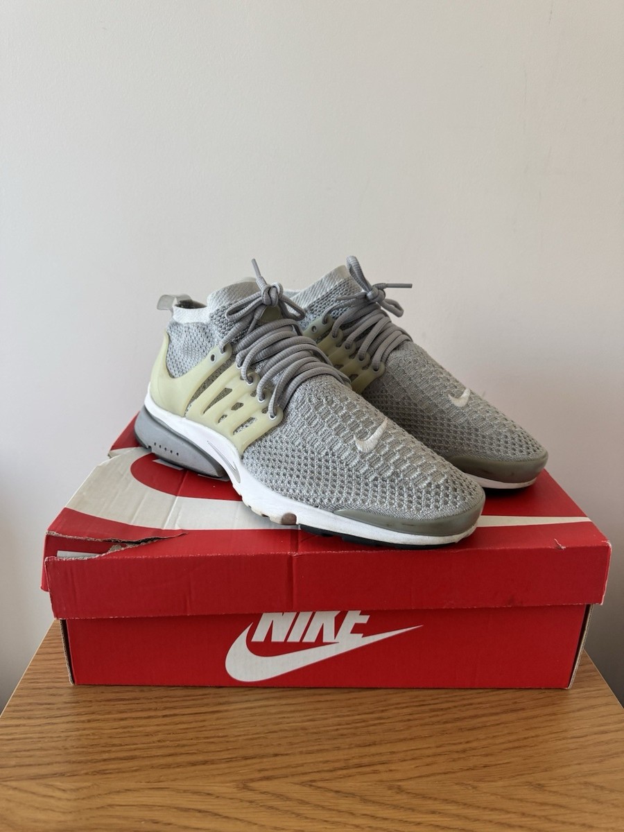 nike air presto flyknit grey