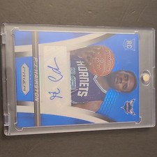 Panini Prizm 2014-15 P.J. Hairston Rookie Autograph Blue Prizm #28/499 Hornets