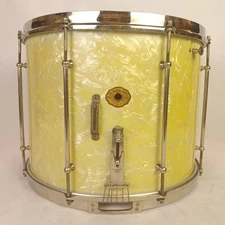 Slingerland 12x16" 30s WMP 3Ply African Mahogany Snare/Tom Drum Marching Vintage