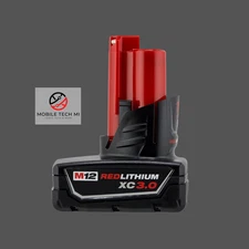 Genuine Milwaukee M12 RedLithium XC3.0 3.0 Ah Battery Pack 12V 48-11-2402 - OEM