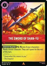 Lorcana FOIL The Sword of Shan Yu - Reign of Jafar 152