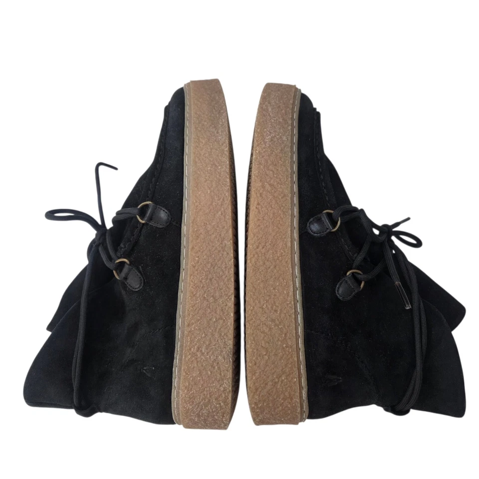Botas Chukka Hush Puppies Bridget Gamuza Cuero Con Cordones Negras Para Mujer 8.5 Tobillo Foto 4 de 4