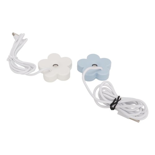 HD (White Blue)Small Flower USB Humidifier Creative Cute Atomization Mist Maker - Picture 18 of 24