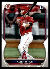 Alberto Rios 2023 Bowman Draft #BD168 Los Angeles Angels 28510 Baseball Card