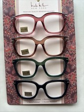 Nicole Miller Women's Readers Set 4 Pack Fall colors 1.50