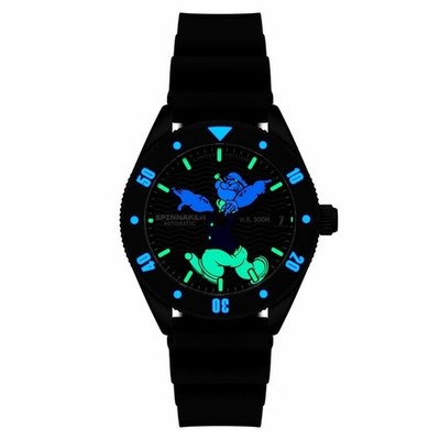 PSL Spinica Popeye Collaboration / SP-5163-03 watch BLACK | eBay