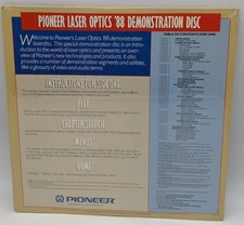 Pioneer Laser Optics 1988 Demonstration Disc Music Video Sampler Vol 2 Laserdisc