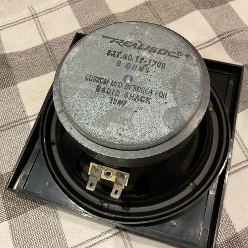 NOS Paar realistische 12-1708 5 1/4" Lautsprecher 3-Wege Audio Retro Autolautsprecher - Bild 3 von 7