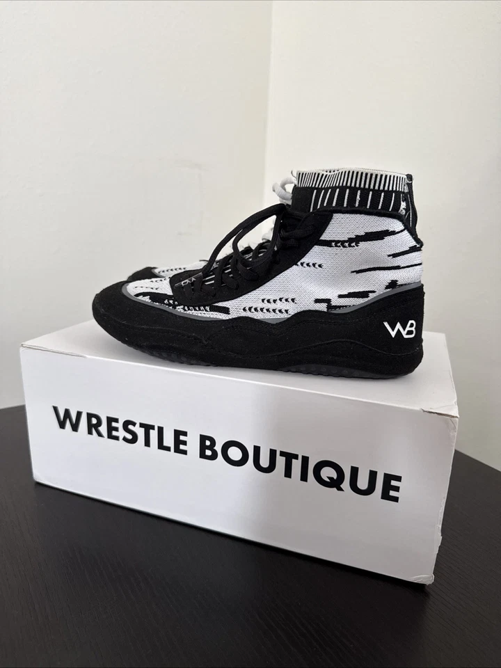Zapatos de lucha libre Wrestle Boutique Skunk talla 8 Foto 3 de 4