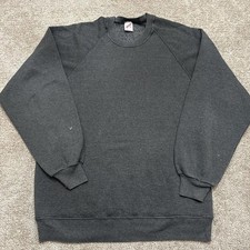 Vintage Jerzees USA Made Blank Crewneck Sweatshirt Men's 2XL