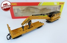Operating Breakdown Crane Wagon - No Winding Keys OO Gauge Hornby R6369
