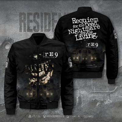 Resident Evil Requiem 3D Bomber Jacket