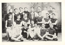 1897 Bucknell University  L'Agenda Page Track Team Group Photo