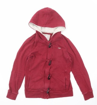 Element Damen Jacke rot Baumwolle Größe M Reißverschluss