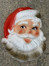 Santa Head Face Styrofoam Vintage Retro Large 27" Christmas Holiday