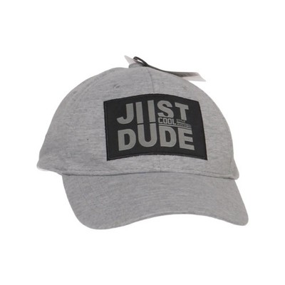 JUMBO, Baseball-Mütze, Größe: 58, model: just dude, Baumwolle, Grau/Schwarz #jKN