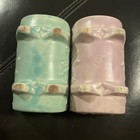 TWO Small Vintage McCoy Rectangular Pastel Planters 3 by 5 Inch — photo 3