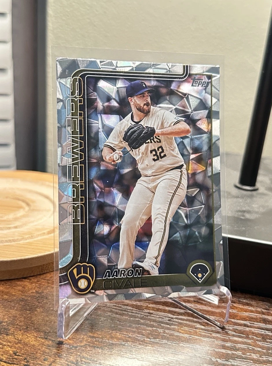 Aaron Civale 2025 Topps Series 2 Diamante Foil Milwaukee Brewers #648