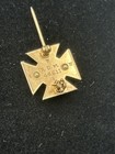 10k Yellow Gold (tested)  Alpha Tau Omega Yellow Gold Fraternity Pin 3.02grams — photo 7