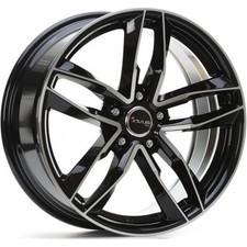 Alufelgen AVUS AF16 17" 7.5J 5x112 ET 29 66.6 BLACK POLISHED