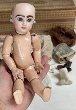 Rare Antique Twin Doll Size 1 24cm Shoes Clothing Cute Doll