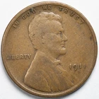 1911-S Lincoln Wheat Penny San Francisco Mint Very Good (VG)
