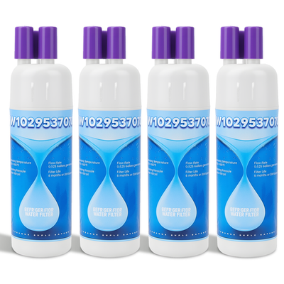 #ad 4Pack Replacement Refrigerator water filter 10295370A WHR1RXD1 KAD1RXD1 P8RFWB2L $18.62