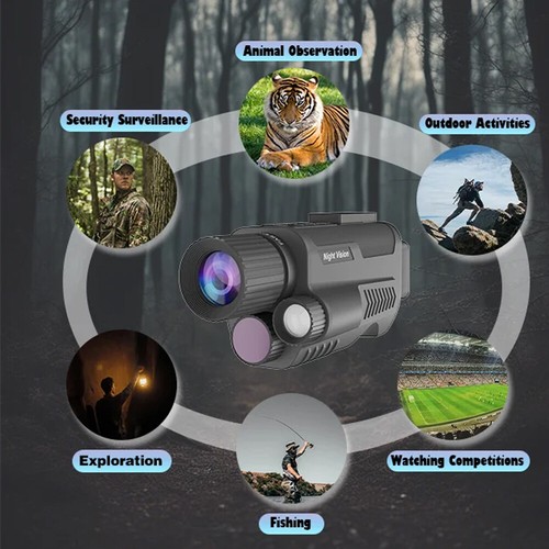 Z9001 4K Ponbos HD 40MP 8X Zoom 600M Infrared waterproof Night Vision Monoculars - Picture 4 of 17