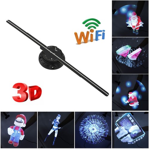 42cm WiFi 3D Holographic Projector LED Fan Hologram Advertising + Remote Control - Picture 10 of 18