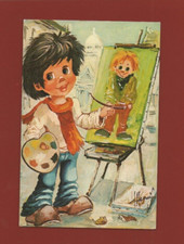 Los hijos del bohemio - Pequeño pintor de Montmartre ---- (J6445)