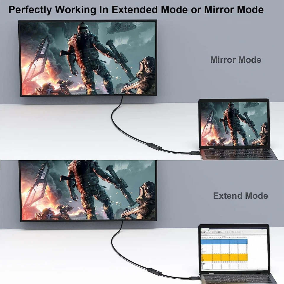 DisplayPort to HDMI, Gold-Plated DP Display Port to HDMI Adapter Male to Female - Image 4 of 4