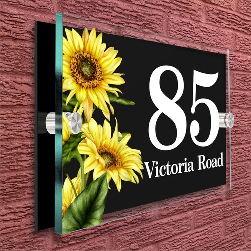 Personalised House Sign Door Number Plaque Custom Door Sign Name Plate Plaques - Picture 24 of 70