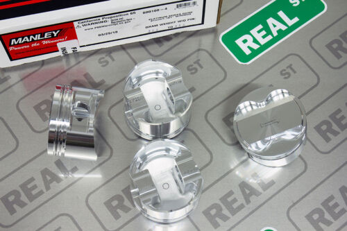 Manley Platinum Series Forged Pistons B16A 81mm STD 1.2 cc 9.6:1 77.4mm Stroke - Picture 2 of 9