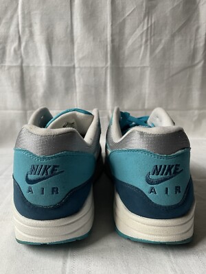 Nike Air Max 1 Blue Fury 2018 White Blue Sneakers Size 10.5  display picture 1