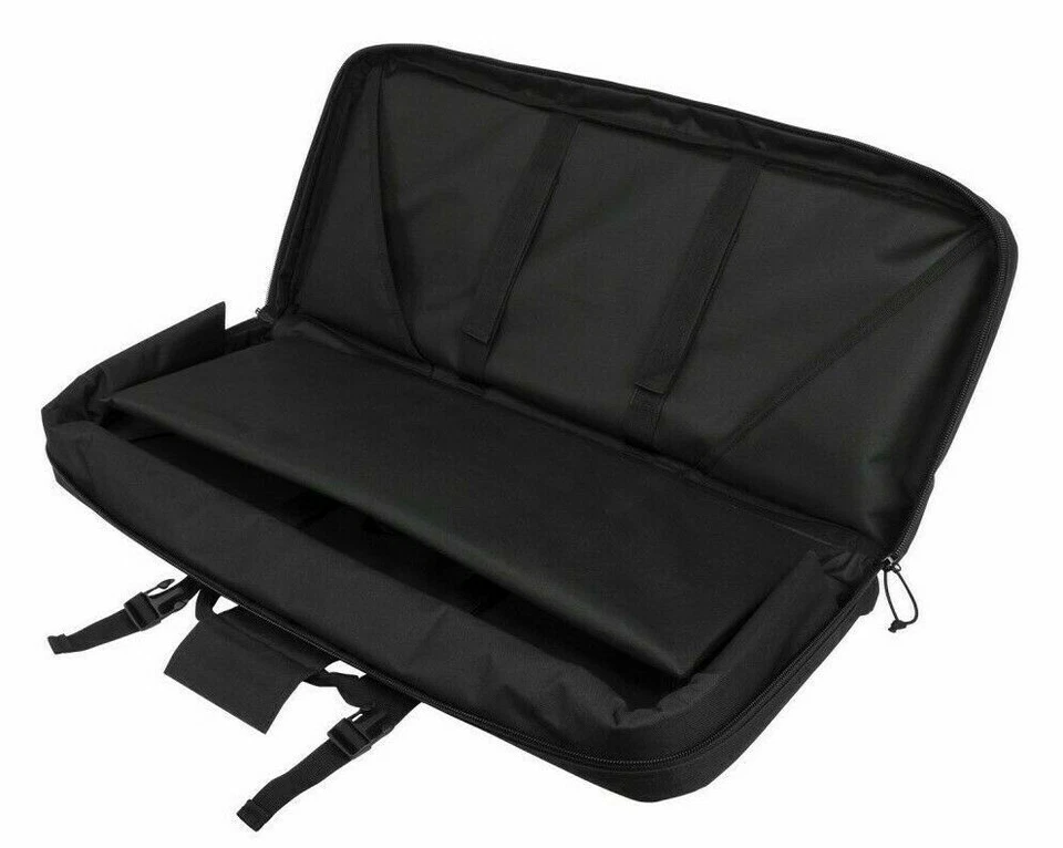 VISM Short Double Rifle Case DLX 28" Tactical Small Rifle Bag Carbine Bag BLK - Image 3 of 4