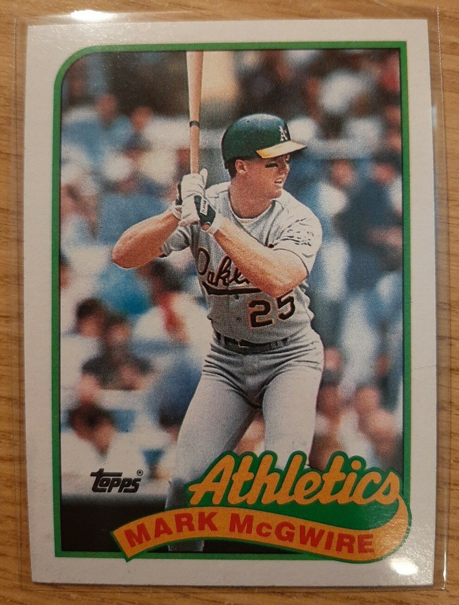 1989 TOPPS MARK MCGWIRE #70 OAKLAND ATHLETICS | eBay