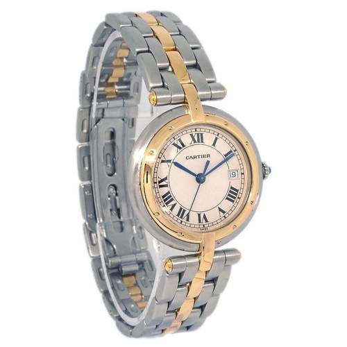 Cartier Panthere Vendome LM Quartz Watch SS 18KYG 144386