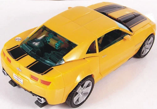 FIGURA DE ACCIÓN TRANSFORMERS ROTF BUMBLEBEE ALIANZA HUMANA ROBOT COCHE SAM WITWICKY - Imagen 8 de 11