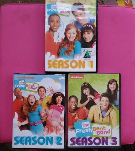 The FRESH BEAT BAND LOT SEASON 1-3 (4 DVD Each) NEW DVD RARE FIND
