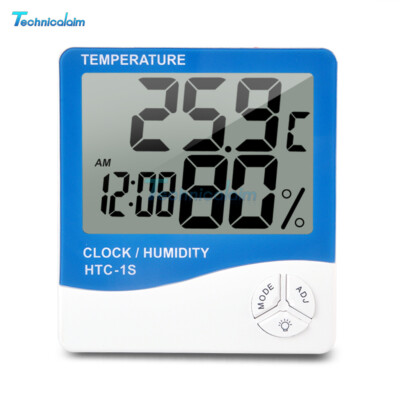HTC-1S Thermometer Hygrometer Temperature Humidity Meter Weather Station backlit