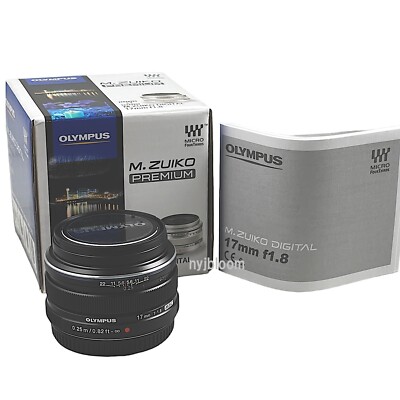 New OLYMPUS M.ZUIKO Digital 17mm f/1.8 Lens - BLACK | eBay