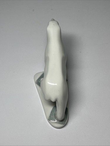Rare Vintage Iris Cluj Napoca Porcelain Figurine Polar Bear 1960's Romania - Picture 5 of 8
