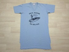 Vintage Rinkerbuilt Boat Sleep T Shirt 1980's We Sell Fun Delta Marine USA Made