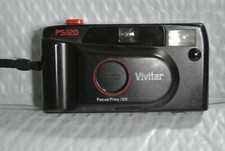 Vivitar PS:120 35MM Point and Shoot Film Camera Tested and WORKING GREAT